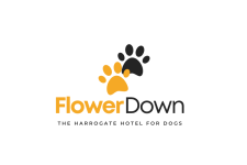 Logo for FlowerDown – The Harrowgate Hotel for Dogs Logo for FlowerDown – The Harrowgate Hotel for Dogs